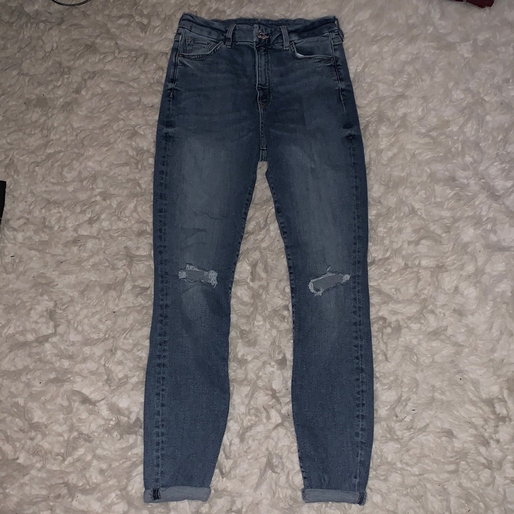 & Denim Super Skinny Jeans